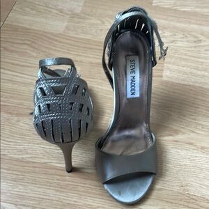Steve Madden Silver Women's Heels